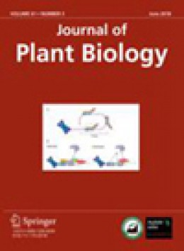 Journal Of Plant Biology期刊