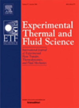 Experimental Thermal And Fluid Science期刊