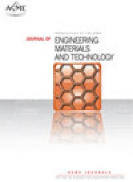 Journal Of Engineering Materials And Technology-transactions Of The Asme期刊