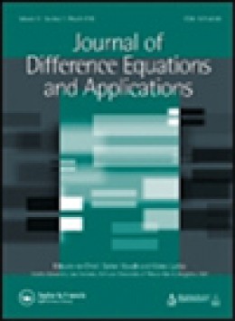 Journal Of Difference Equations And Applications期刊