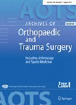 Archives Of Orthopaedic And Trauma Surgery期刊