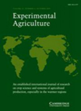 Experimental Agriculture期刊