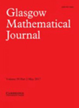 Glasgow Mathematical Journal期刊