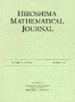 Hiroshima Mathematical Journal期刊