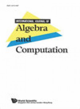 International Journal Of Algebra And Computation期刊