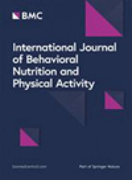 International Journal Of Behavioral Nutrition And Physical Activity期刊