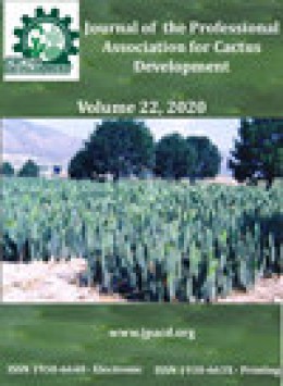 Journal Of The Professional Association For Cactus Development期刊