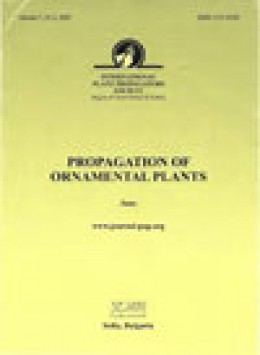 Propagation Of Ornamental Plants期刊