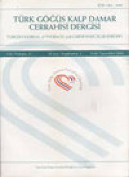 Turk Gogus Kalp Damar Cerrahisi Dergisi-turkish Journal Of Thoracic And Cardiova期刊
