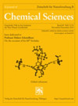 Zeitschrift Fur Naturforschung Section B-a Journal Of Chemical Sciences期刊