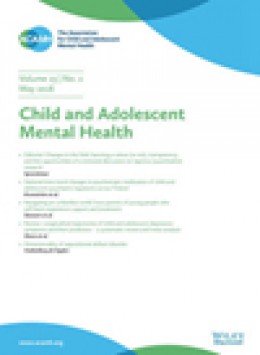 Child And Adolescent Mental Health期刊