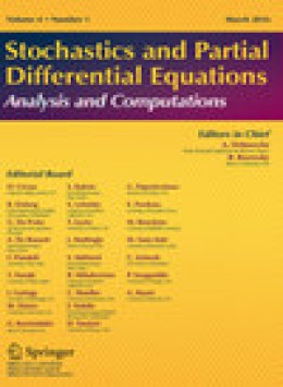 Stochastics And Partial Differential Equations-analysis And Computations期刊